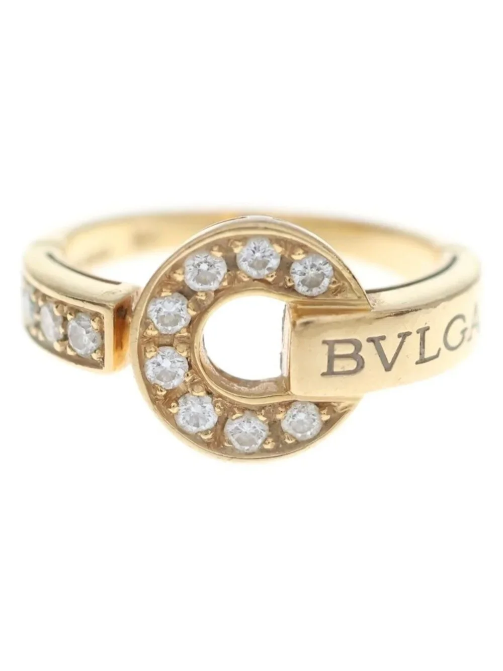 Bvlgari Diamond Ring Yellow Gold
